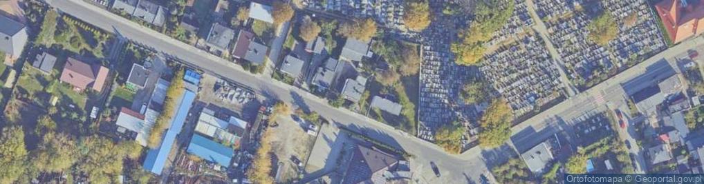 Zdjęcie satelitarne Targowa ul.