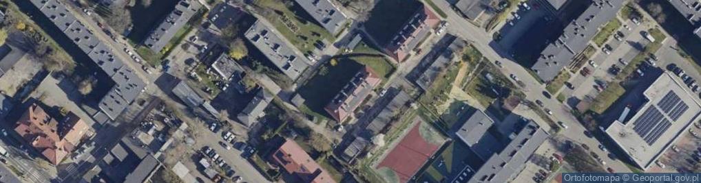 Zdjęcie satelitarne Targowa ul.