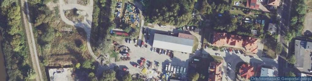 Zdjęcie satelitarne Targowa ul.