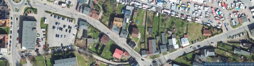 Zdjęcie satelitarne Targowa ul.