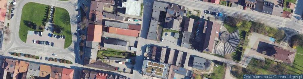 Zdjęcie satelitarne Targowa ul.