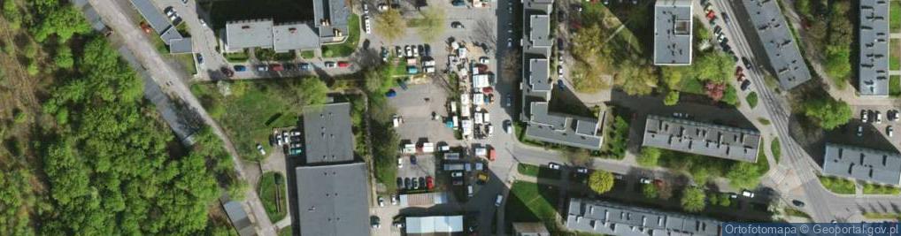 Zdjęcie satelitarne Targowa ul.