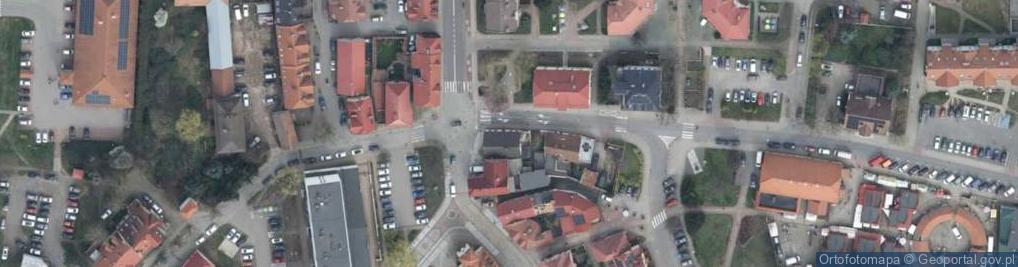 Zdjęcie satelitarne Targowa ul.