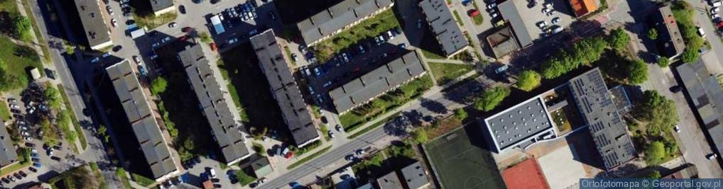 Zdjęcie satelitarne Targowa ul.