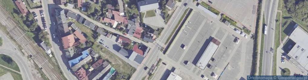 Zdjęcie satelitarne Targowa ul.