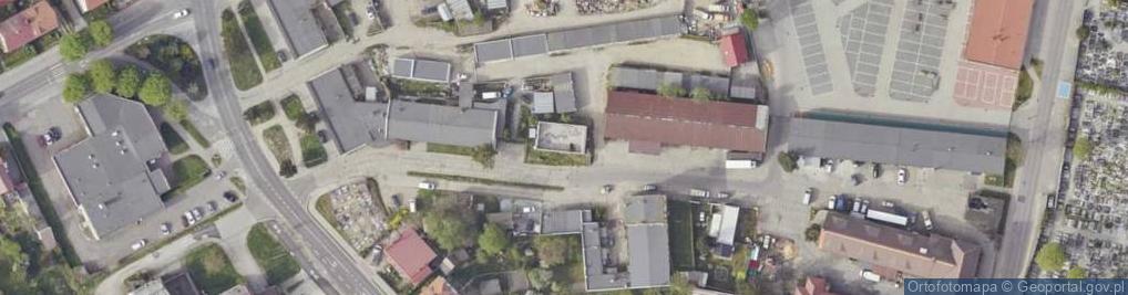 Zdjęcie satelitarne Targowa ul.
