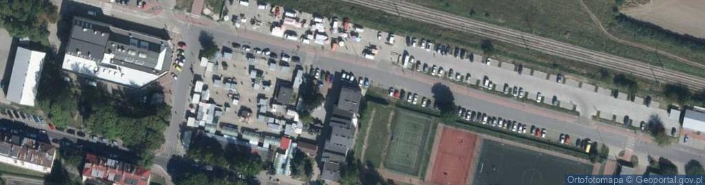 Zdjęcie satelitarne Targowa ul.