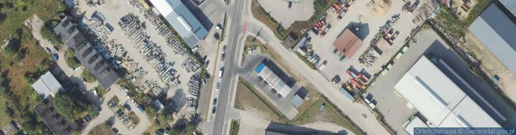 Zdjęcie satelitarne Tartaczna ul.
