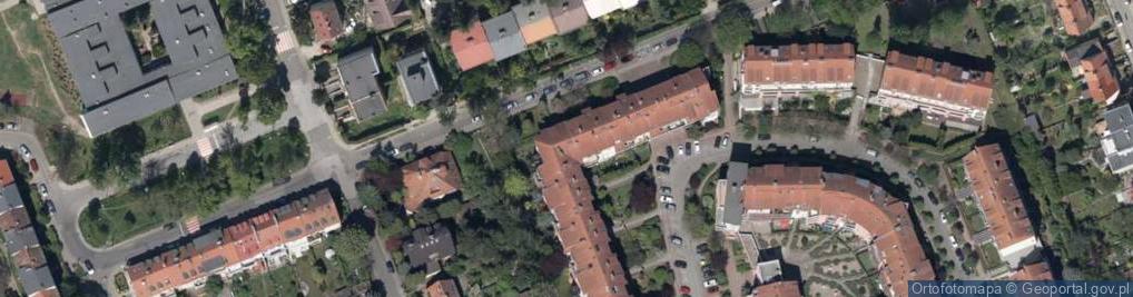 Zdjęcie satelitarne Tapicerska ul.