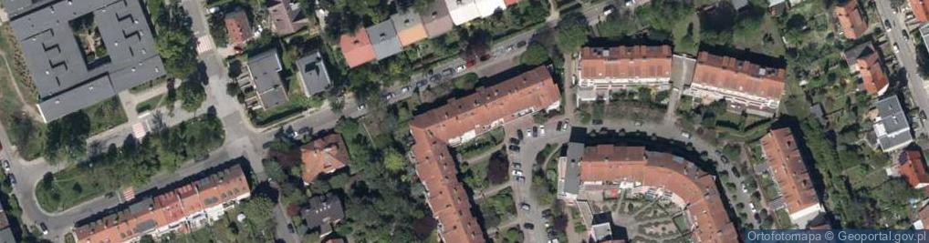 Zdjęcie satelitarne Tapicerska ul.