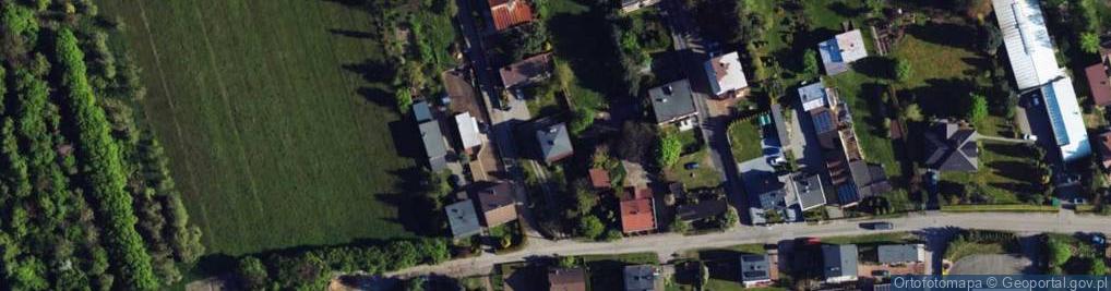 Zdjęcie satelitarne Tenisowa ul.