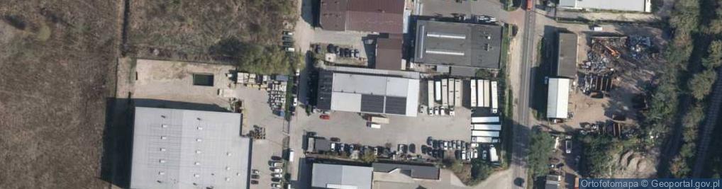Zdjęcie satelitarne Tęczy ul.
