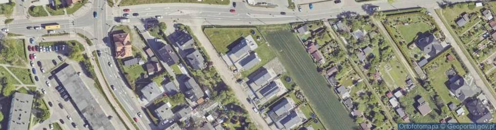 Zdjęcie satelitarne Tęczowa ul.