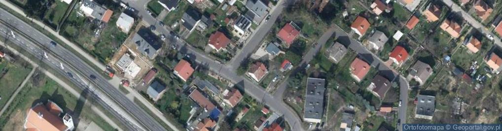 Zdjęcie satelitarne Tęczowa ul.