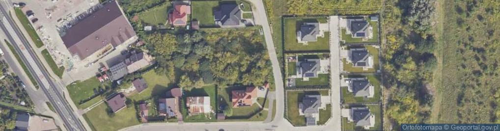 Zdjęcie satelitarne Tęczowa ul.