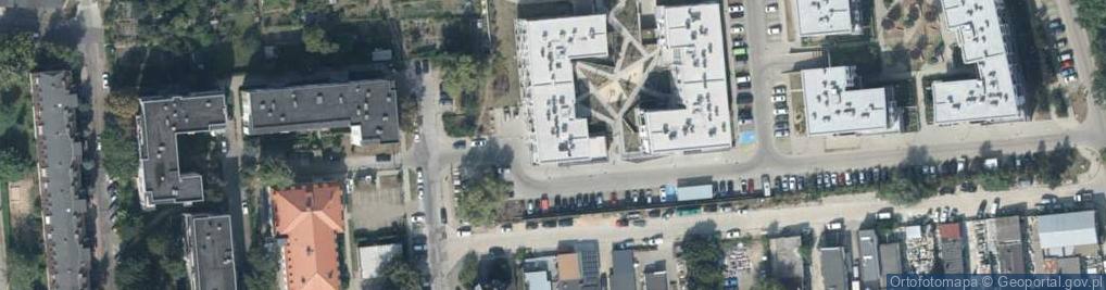Zdjęcie satelitarne Tenisowa ul.