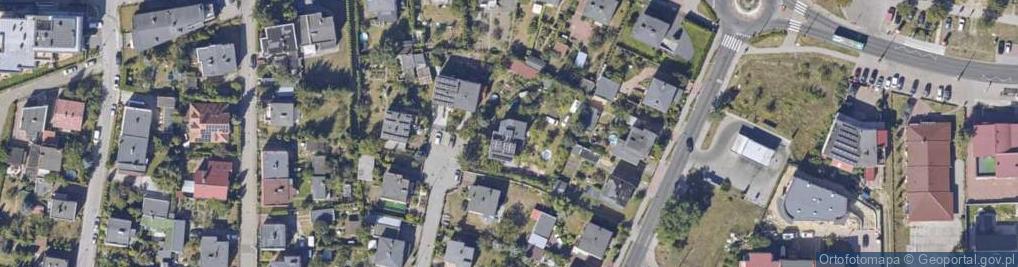 Zdjęcie satelitarne Tęczowa ul.