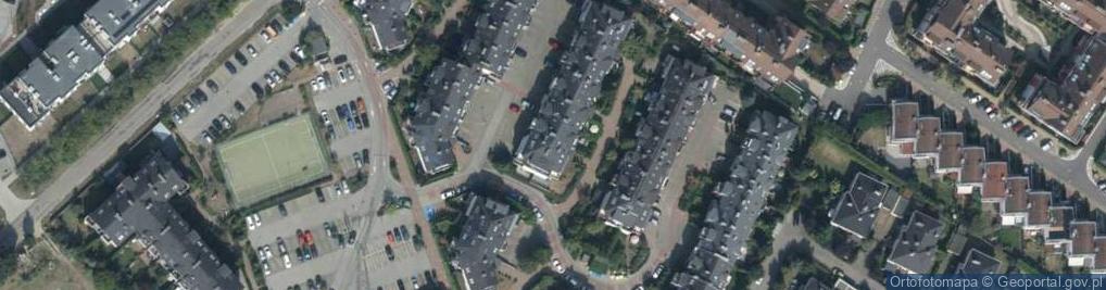Zdjęcie satelitarne Tęczowe Ogrody ul.