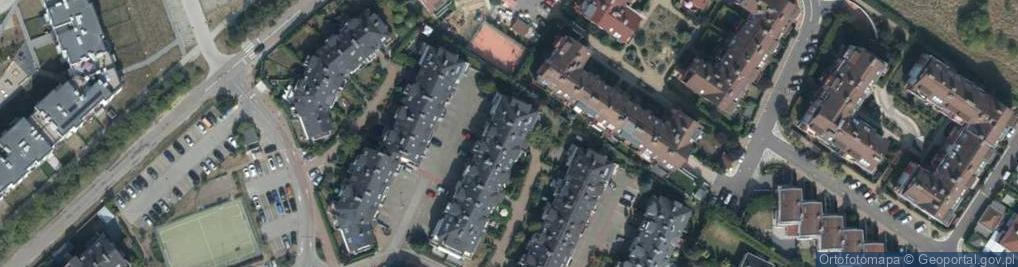 Zdjęcie satelitarne Tęczowe Ogrody ul.