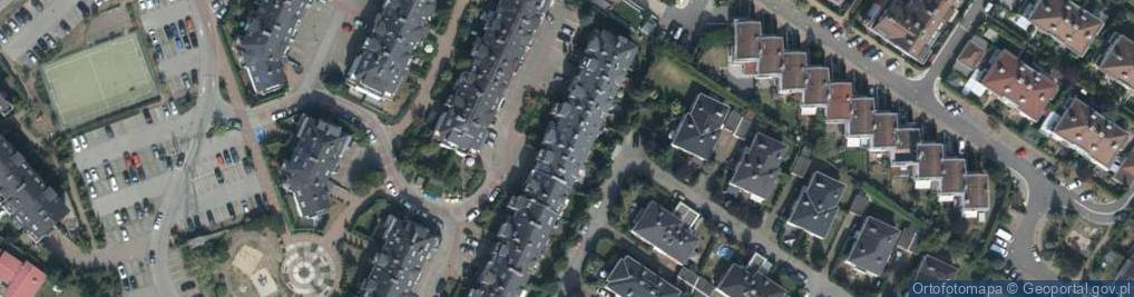Zdjęcie satelitarne Tęczowe Ogrody ul.