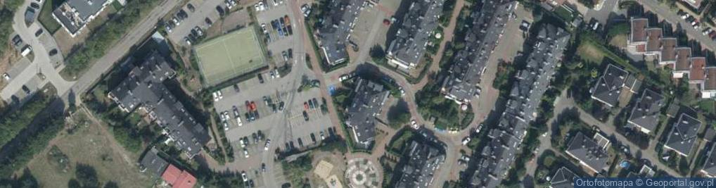 Zdjęcie satelitarne Tęczowe Ogrody ul.