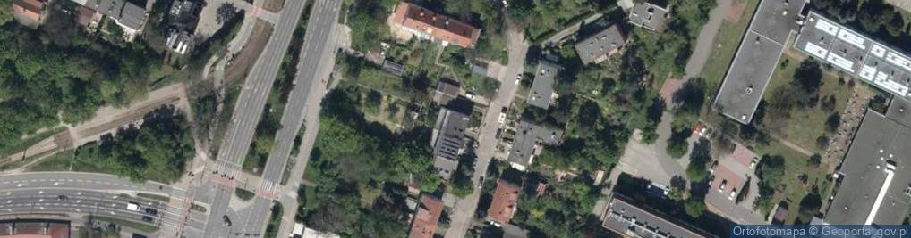 Zdjęcie satelitarne Tenisowa ul.