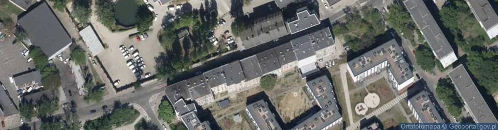 Zdjęcie satelitarne Tęczowa ul.