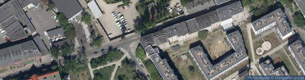 Zdjęcie satelitarne Tęczowa ul.