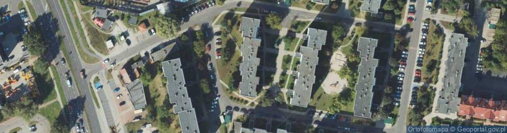 Zdjęcie satelitarne Technologów ul.
