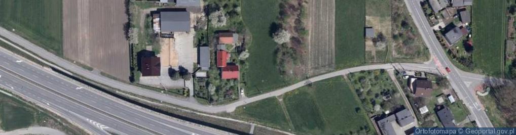Zdjęcie satelitarne Tkoczów ul.
