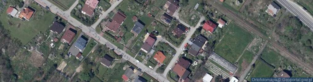 Zdjęcie satelitarne Topolowa ul.