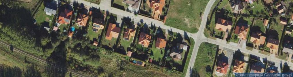 Zdjęcie satelitarne Topolowa ul.