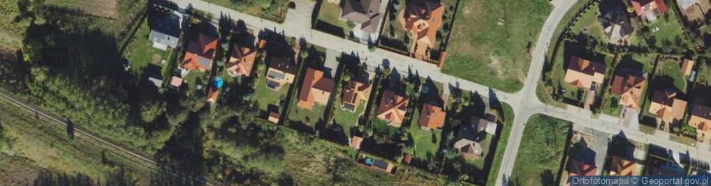 Zdjęcie satelitarne Topolowa ul.