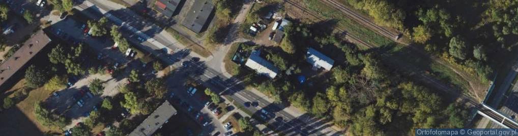 Zdjęcie satelitarne Towarowa ul.