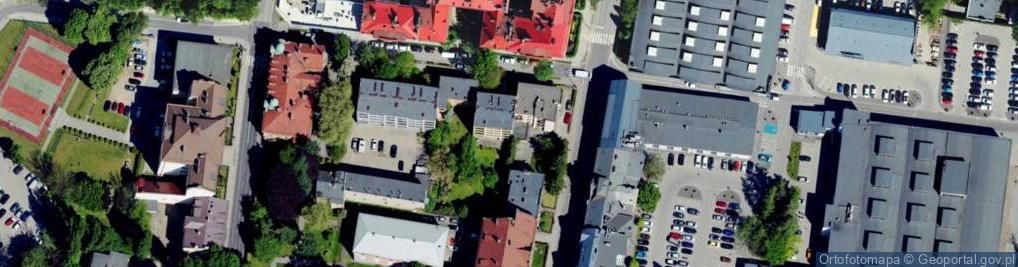 Zdjęcie satelitarne Towarzystwa Szkoły Ludowej ul.