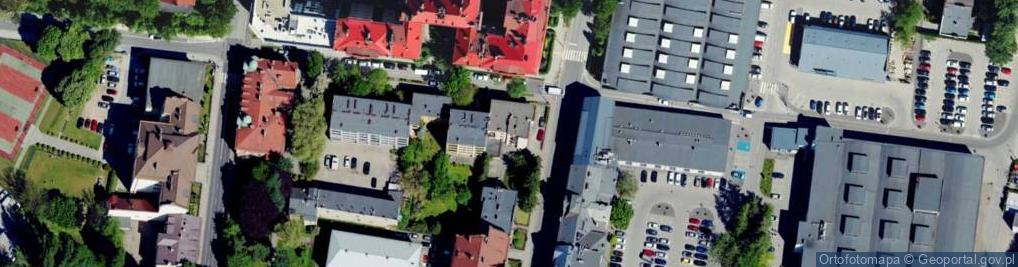 Zdjęcie satelitarne Towarzystwa Szkoły Ludowej ul.