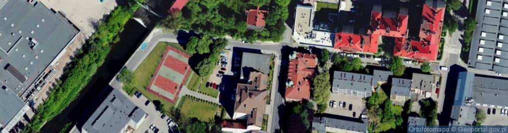 Zdjęcie satelitarne Towarzystwa Szkoły Ludowej ul.