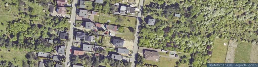 Zdjęcie satelitarne Topolowa ul.