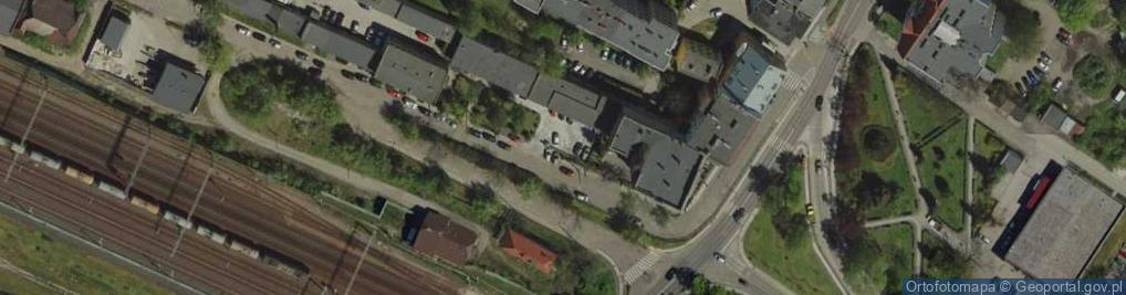 Zdjęcie satelitarne Towarowa ul.