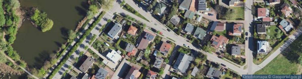 Zdjęcie satelitarne Topolowa ul.