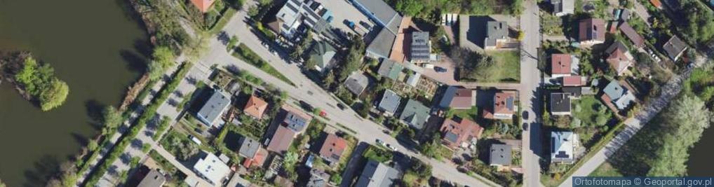 Zdjęcie satelitarne Topolowa ul.