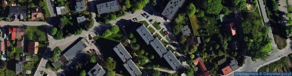Zdjęcie satelitarne Topolowa ul.