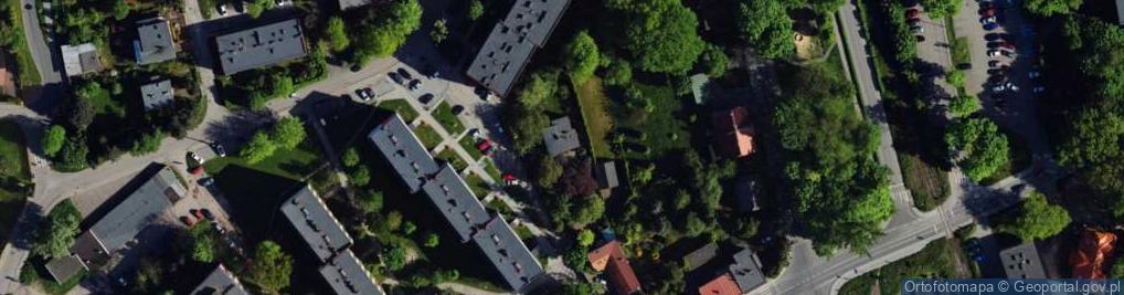 Zdjęcie satelitarne Topolowa ul.