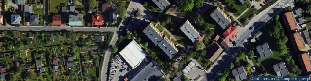 Zdjęcie satelitarne Topolowa ul.