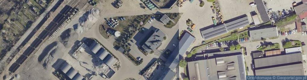 Zdjęcie satelitarne Towarowa ul.