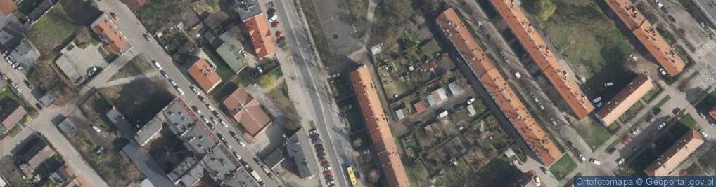 Zdjęcie satelitarne Toszecka ul.