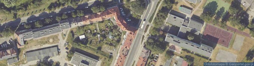 Zdjęcie satelitarne Towarowa ul.