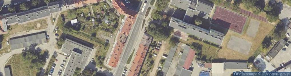 Zdjęcie satelitarne Towarowa ul.