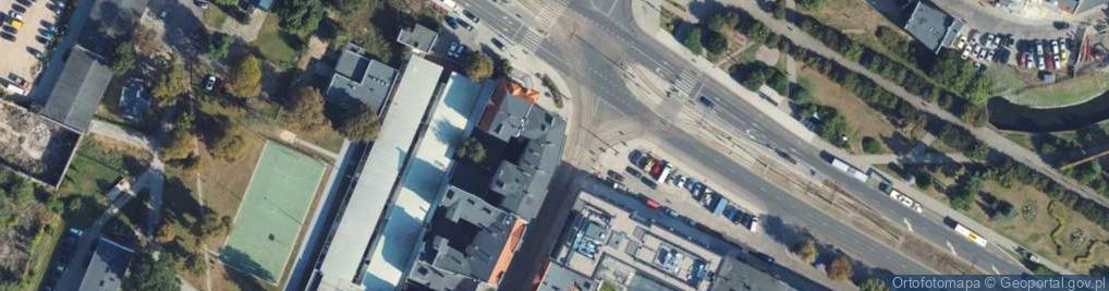 Zdjęcie satelitarne Toruńska ul.