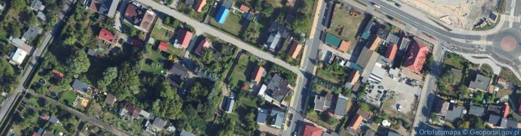 Zdjęcie satelitarne Towarzystwa Jaszczurczego ul.